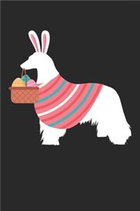 Afghan Hound Journal - Afghan Hound Notebook - Easter Gift for Afghan Hound Lovers