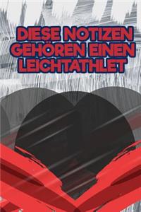 Diese Notizen Gehören Einen Leichtathlet