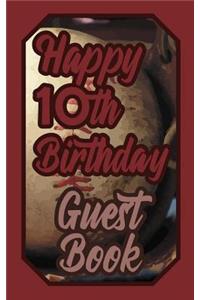 Happy 10th Birthday Guest Book
