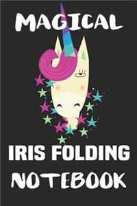 Magical Iris Folding Notebook