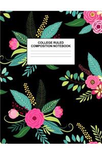 College Ruled Composition Notebook
