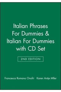 Italian Phrases for Dummies & Italian for Dummies, 2nd Edition with CD Set