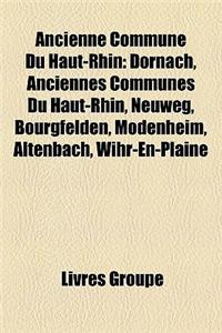 Ancienne Commune Du Haut-Rhin