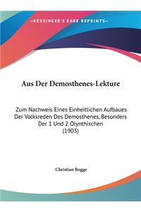 Aus Der Demosthenes-Lekture