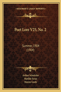 Poet Lore V25, No. 2