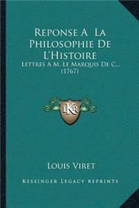 Reponse A La Philosophie De L'Histoire