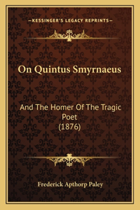 On Quintus Smyrnaeus