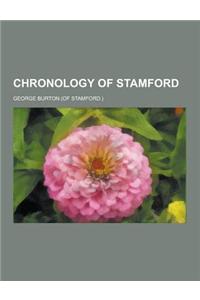 Chronology of Stamford