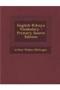 English-Kikuyu Vocabulary