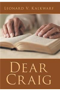 Dear Craig