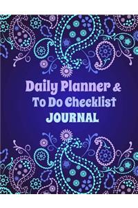 Daily Planner and To Do Checklist Journal