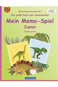 BROCKHAUSEN Bastelbuch Bd. 1 - Das große Buch zum Ausschneiden - Mein Memo-Spiel Junior