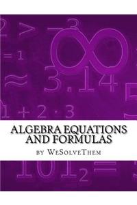 Algebra Equations and Formulas