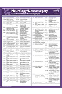 ICD-10-CM 2014 Express Reference Mapping Card: Neurology/Neurosurgery