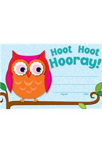 Hoot Hoot Hooray! Awards & Certificates