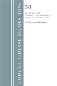 Code of Federal Regulations, Title 50 Wildlife and Fisheries 17.99(i)-End, Revised as of October 1, 2018