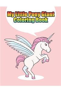 my little pony giant coloring book