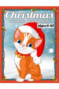 Christmas Coloring Book for Kids Ages 6-10