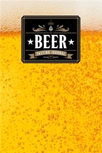 Beer Brewing Brewer Tasting Sampling Journal Notebook Log Book Diary - Golden