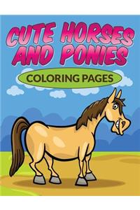 Cute Horses & Ponies Coloring Pages