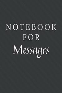 Notebook For Messages