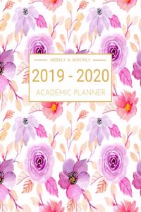 2019-2020 Academic Planner Weekly And Monthly