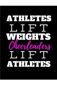 Cheerleaders Lift Athletes