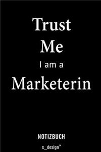 Notizbuch für Marketer / Marketerin