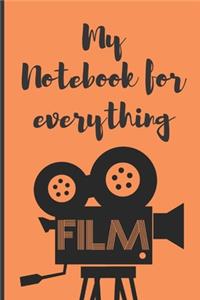 My notebook for everything film