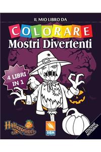 Mostri Divertenti - 4 libri in 1 - Edizione notturna