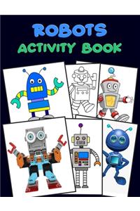 Robots Activity Book.
