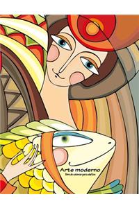 Arte moderno libro de colorear para adultos 1