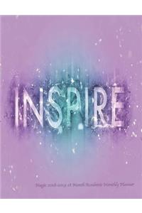 Inspire Magic 2018-2019 18 Month Academic Monthly Planner
