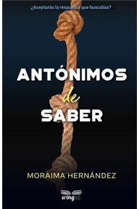Antonimos de Saber