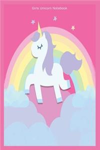 Girls Unicorn Notebook