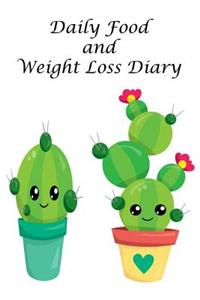 Daily Food and Weight Loss Diary