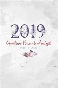 2019 Operations Research Analyst Diary Planner
