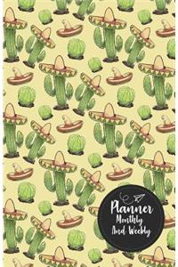 Planner monthly and weekly