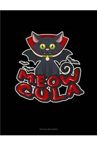 Meowcula: Unruled Composition Book