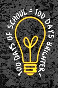 100 Days of School = 100 Days Brighter!