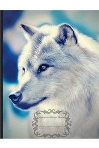 White Wolf Composition Notebook, College Ruled