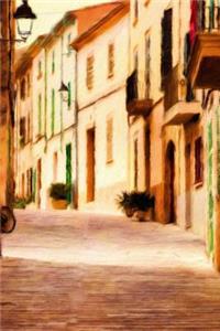 A Street in Alcudia - Blank Notebook