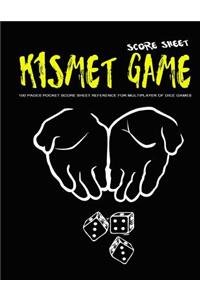 Kismet Game Score Sheet