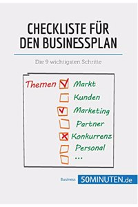 Checkliste für den Businessplan