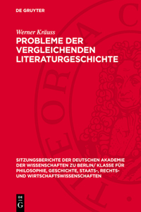 Probleme Der Vergleichenden Literaturgeschichte