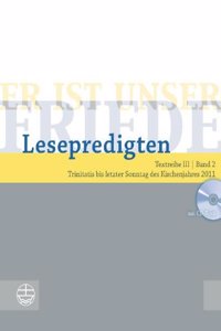 Er Ist Unser Friede. Lesepredigten Textreihe III/Bd. 2 - Broschur + CD