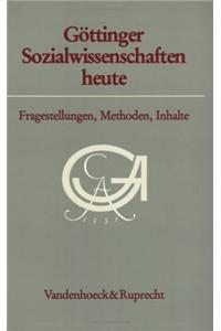 Gottinger Sozialwissenschaften Heute