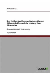 Einfluss des Kommunikationsstils von Führungskräften auf die Leistung ihrer Mitarbeiter