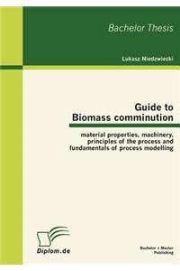 Guide to Biomass comminution