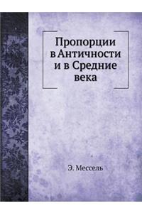 Пропорции в Античности и в Средние века